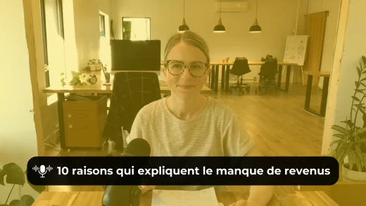 Dans cet épisode de balado marketing (pour les entreprises sans département marketing), Marie-Michèle Bélanger présente 10 raisons qui peuvent expliquer le manque de revenus dans une entreprise.