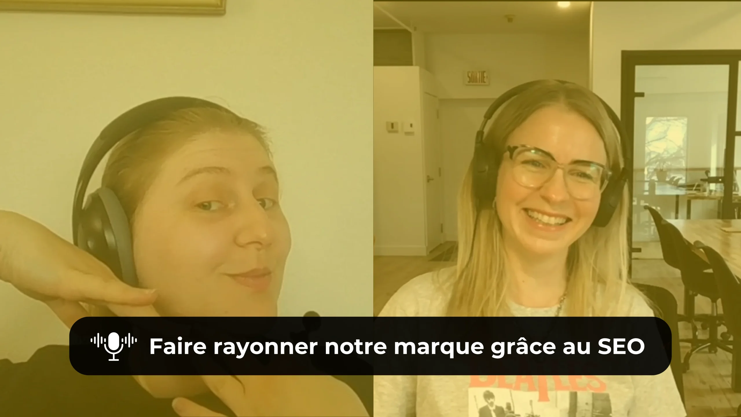 Marie-Michèle discute avec Myriam Jessier, de Pragm, de comment optimiser notre SEO pour faire rayonner notre marque et se démarquer.