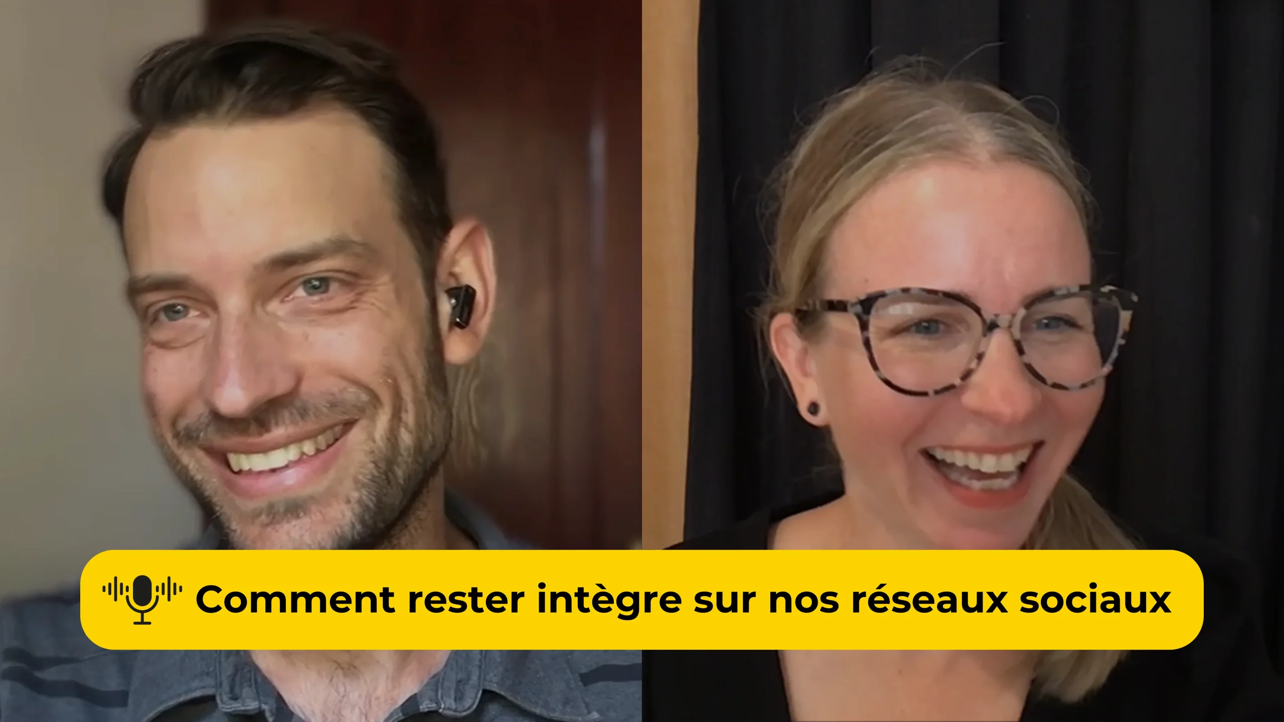 Dans cet épisode de J'aime ta compagnie, Marie-Michèle discute avec Ariel Desjardins, physiothérapeute entrepreneur, sur la difficulté de trouver notre couleur et rester intègre sur nos réseaux sociaux.