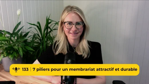 Dans cet épisode de J'aime ta compagnie, Marie-Michèle décortique le parcours client appliqué au « membership ». Elle explique comment cartographier ce parcours étape par étape, pour identifier les vrais leviers de développement et bâtir une stratégie taillée sur mesure pour nos membres.