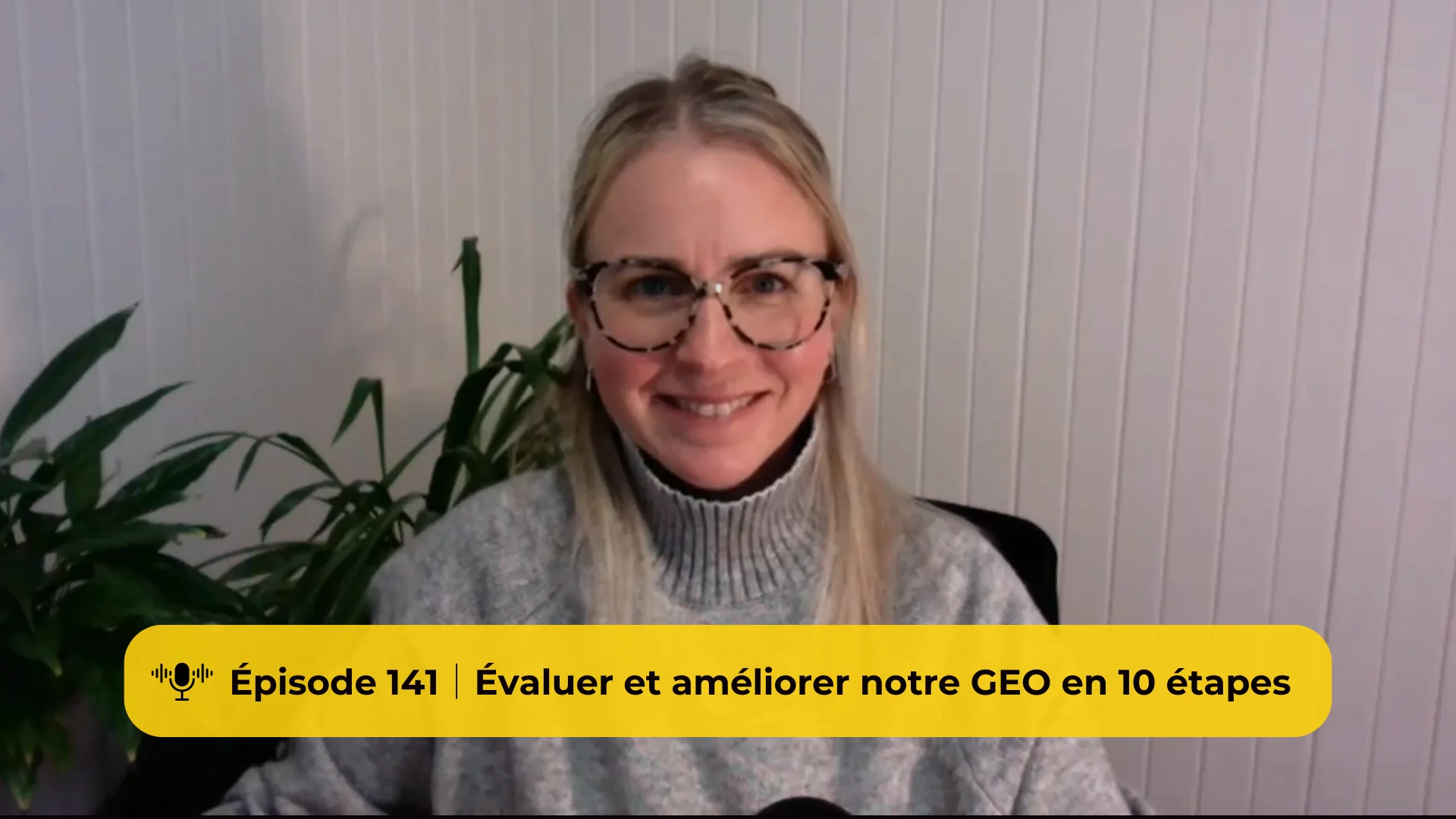 Dans cet épisode de J'aime ta compagnie, Marie-Michèle, présente un autodiagnostic en dix tests concrets à faire soi-même pour évaluer et améliorer notre GEO auprès des agents d'IA
